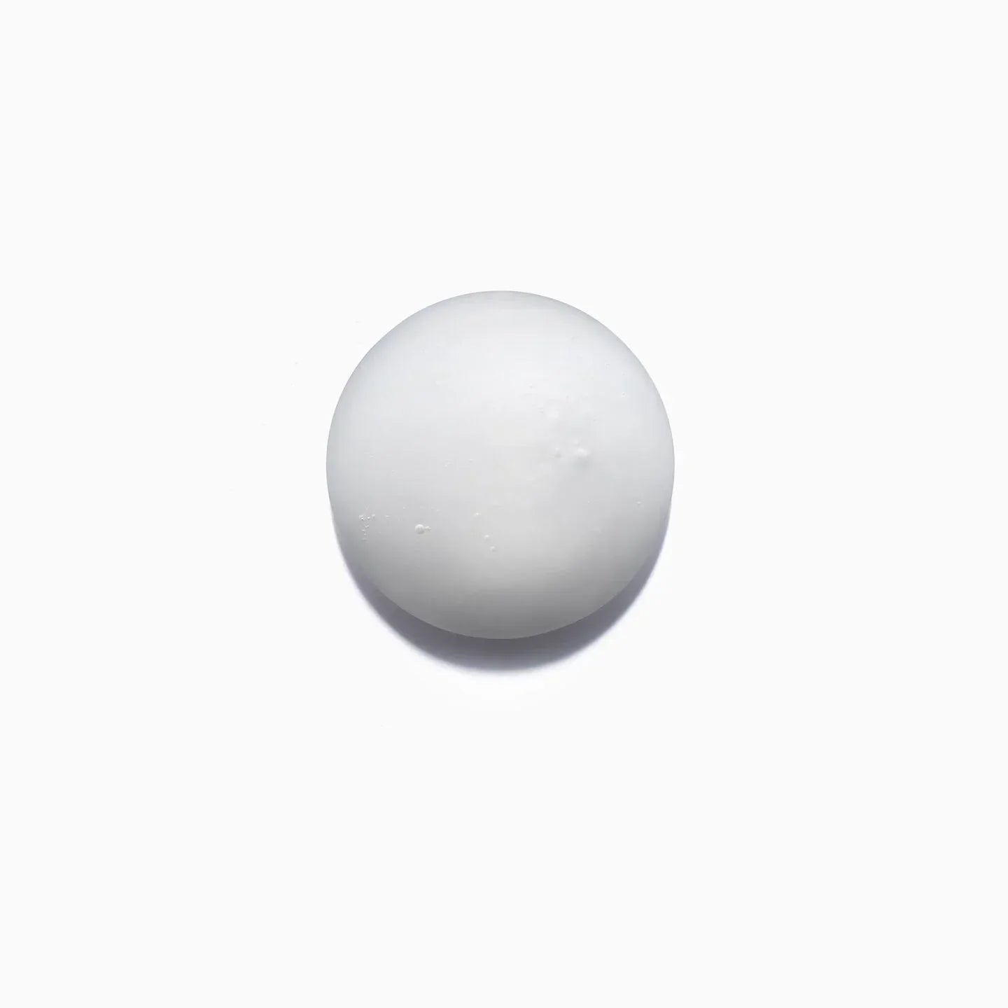 White sphere on a white background