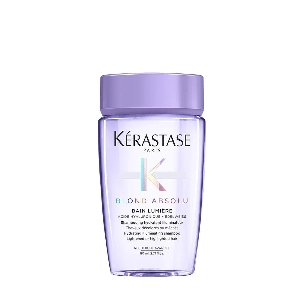 Kérastase Blond Absolu shampoo bottle on a white background