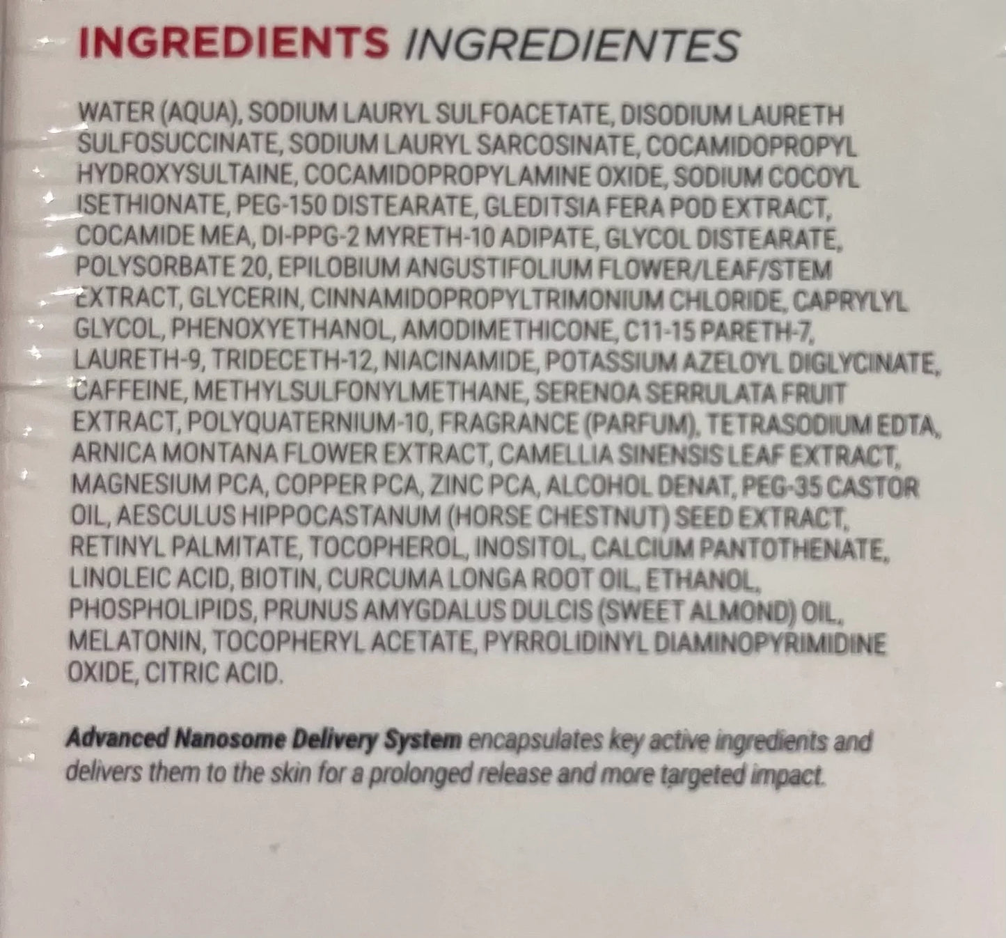 Ingredients List