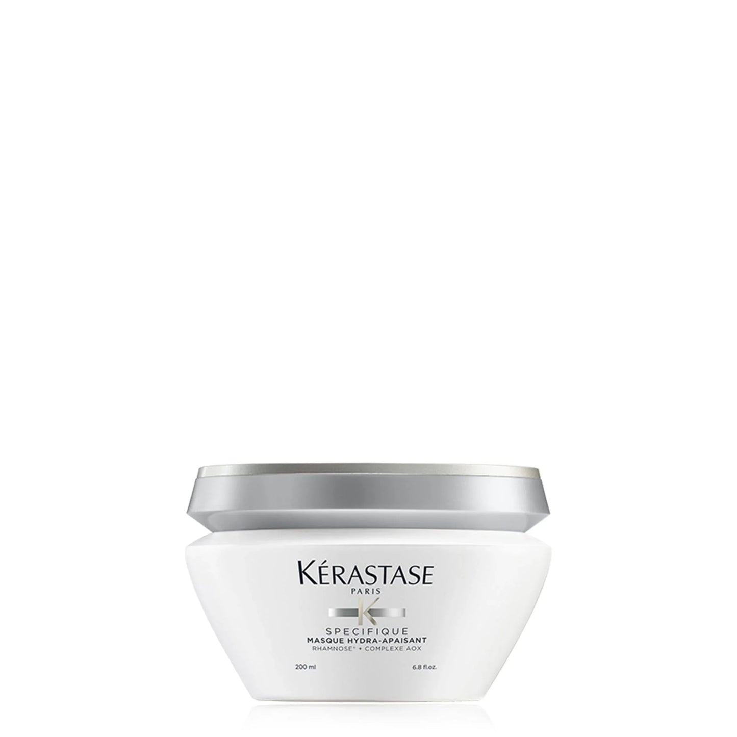 Kerastase hair mask jar on a white background