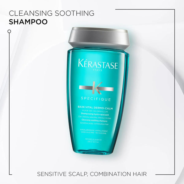 Kérastase Specifique cleansing soothing shampoo bottle on a white background