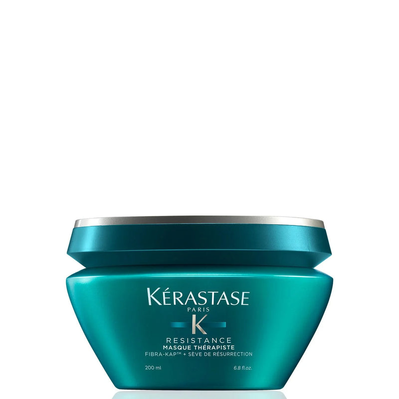 Kérastase Resistance hair mask jar on a white background