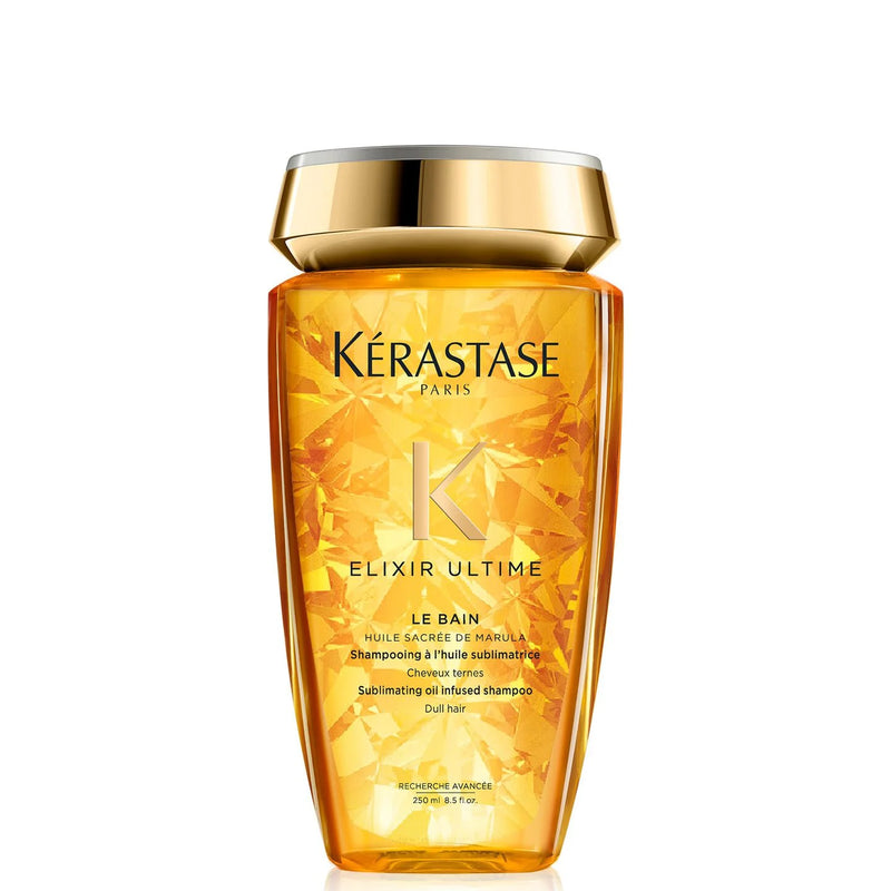Kérastase Elixir Ultime shampoo bottle on a white background