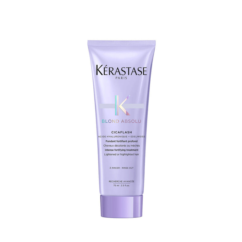 Kérastase Blond Absolu Cicaflash treatment tube on a white background