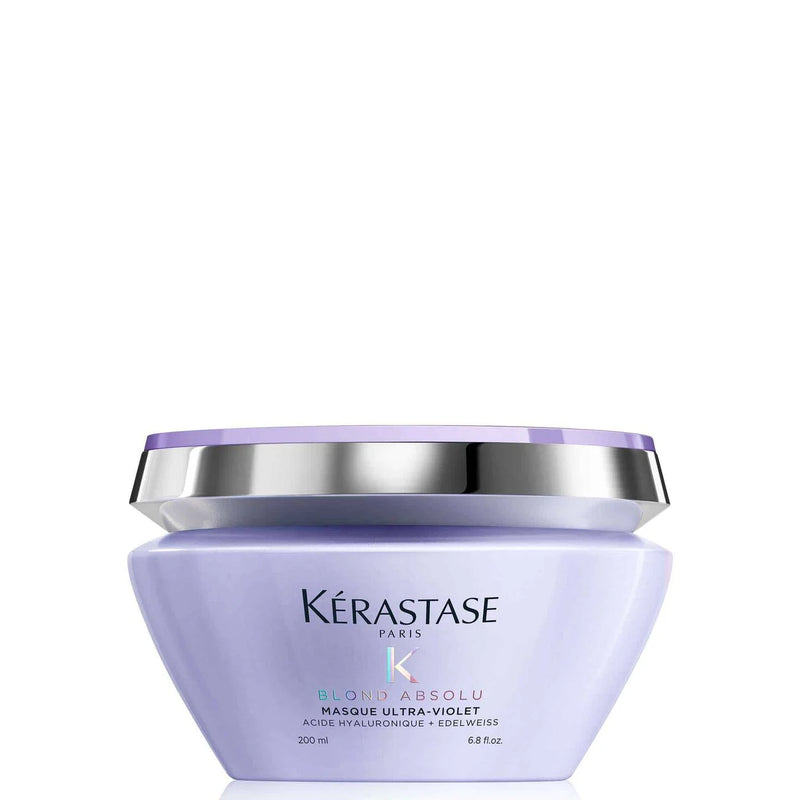 Kérastase hair mask jar on a white background