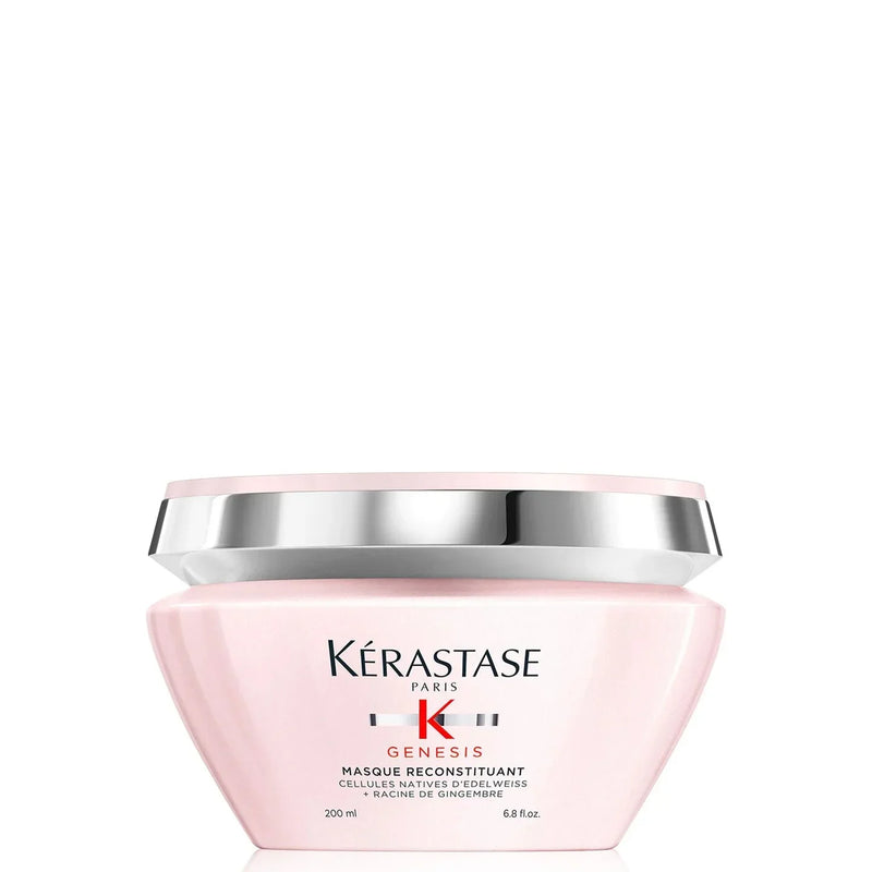 Kérastase Genesis hair mask jar on a white background