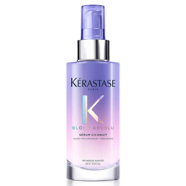 Kérastase hair serum bottle on a white background