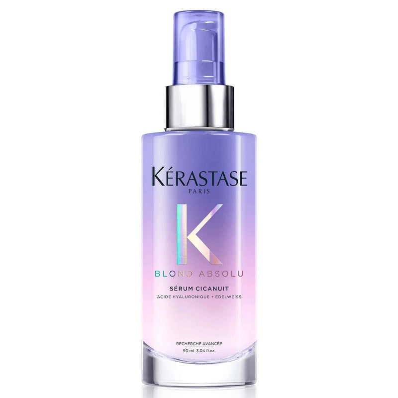 Kérastase hair serum bottle on a white background