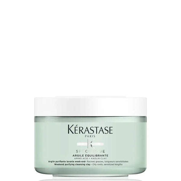 Kérastase hair care product jar on a white background