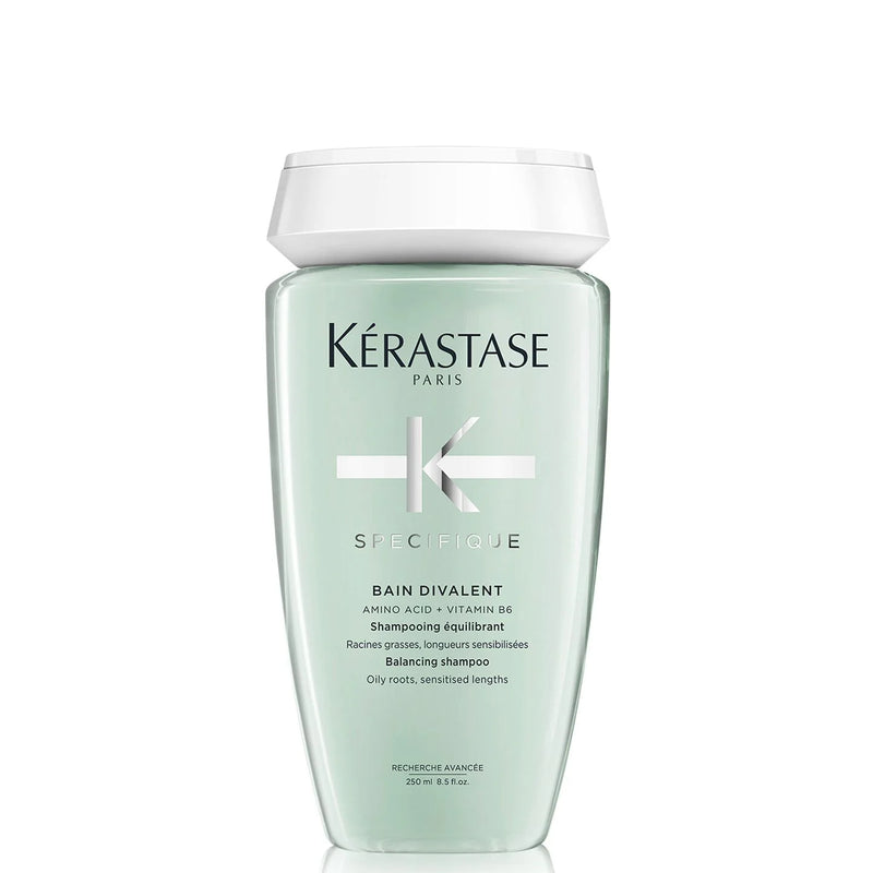 Kérastase shampoo bottle on a white background