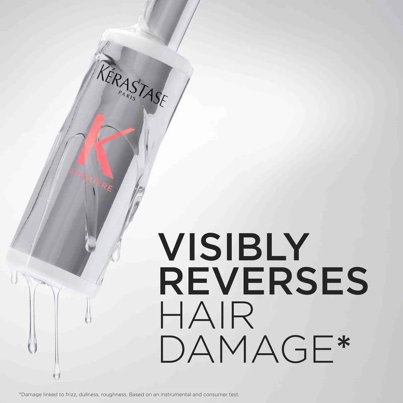 Kerastase hair care product with text on a white background