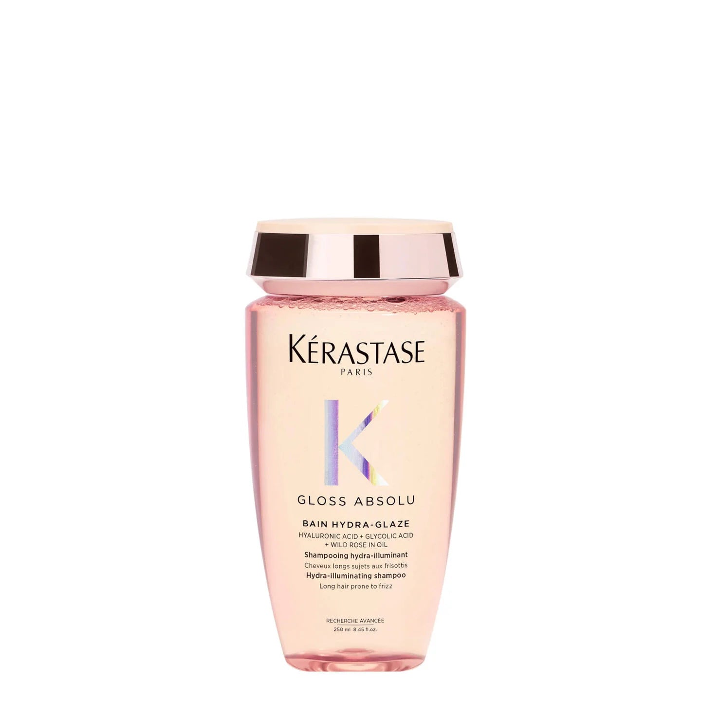 Kérastase Gloss Absolu shampoo bottle on a white background