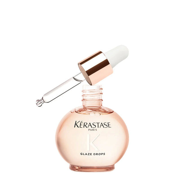 Kérastase Glaze Drops hair product with dropper on a white background