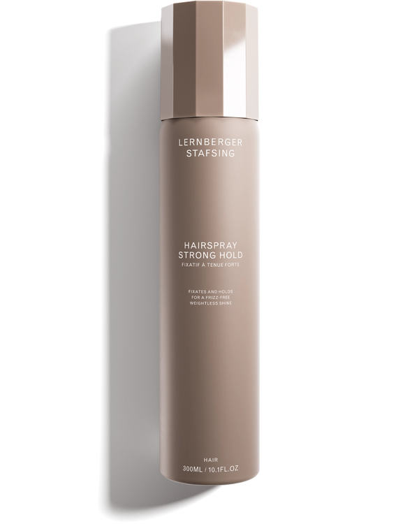 LERNBERGER STAFSING HAIRSPRAY STRONG HOLD with white blackground.