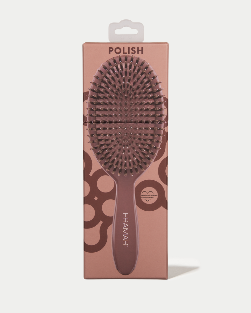 Framar Polish Brush - Chocolate
