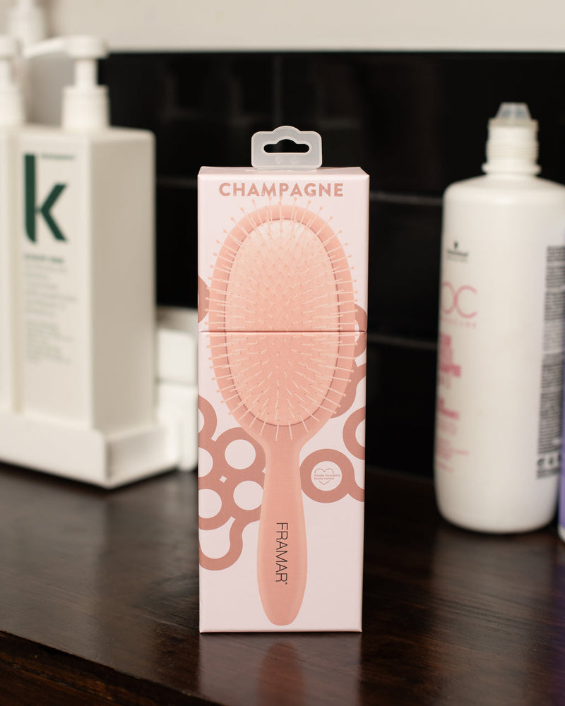 Framar Detangle Brush - Champagne Mami