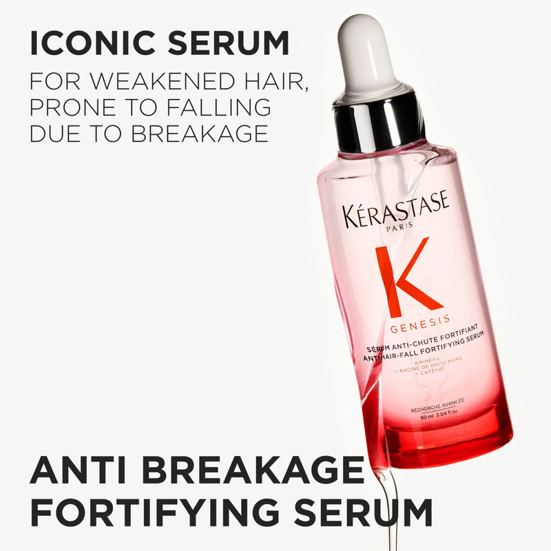Kerastase Genesis serum bottle with text on a white background