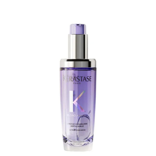 Kerastase bottle on a white background