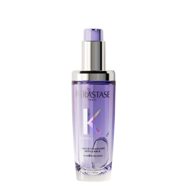 Kerastase bottle on a white background