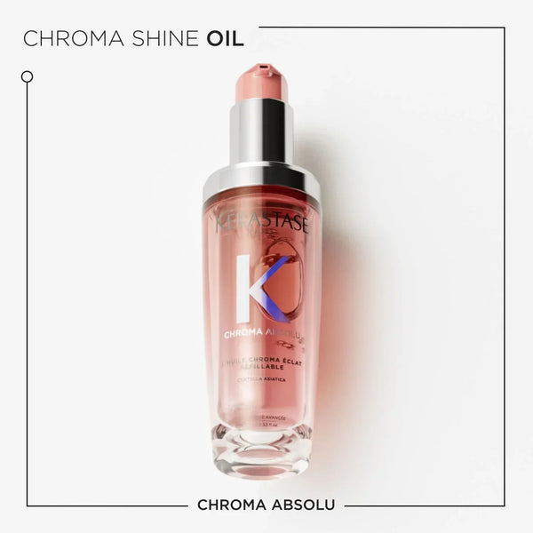 Kastase Chroma Shine Oil bottle on a white background