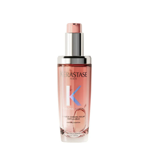Kerastase hair serum bottle on a white background