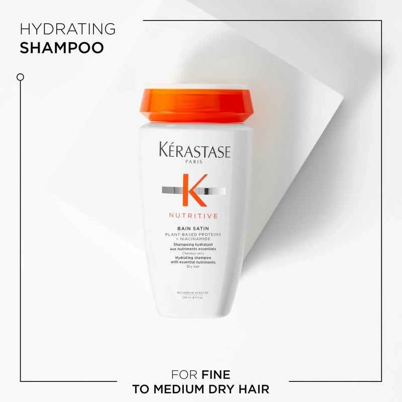 Kerastase Bain Satin Advertising with white background