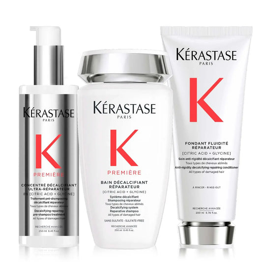Kerastase Première Routine For Fine To Medium Damaged Hair on white background