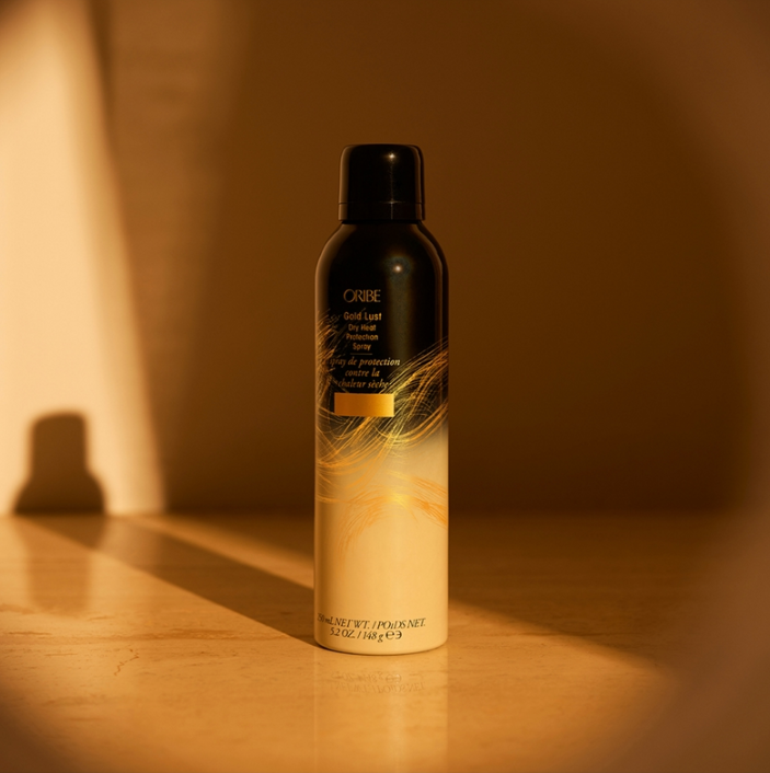 ORIBE Gold Lust Dry Heat Protection Spray Bottle In Golden Hour