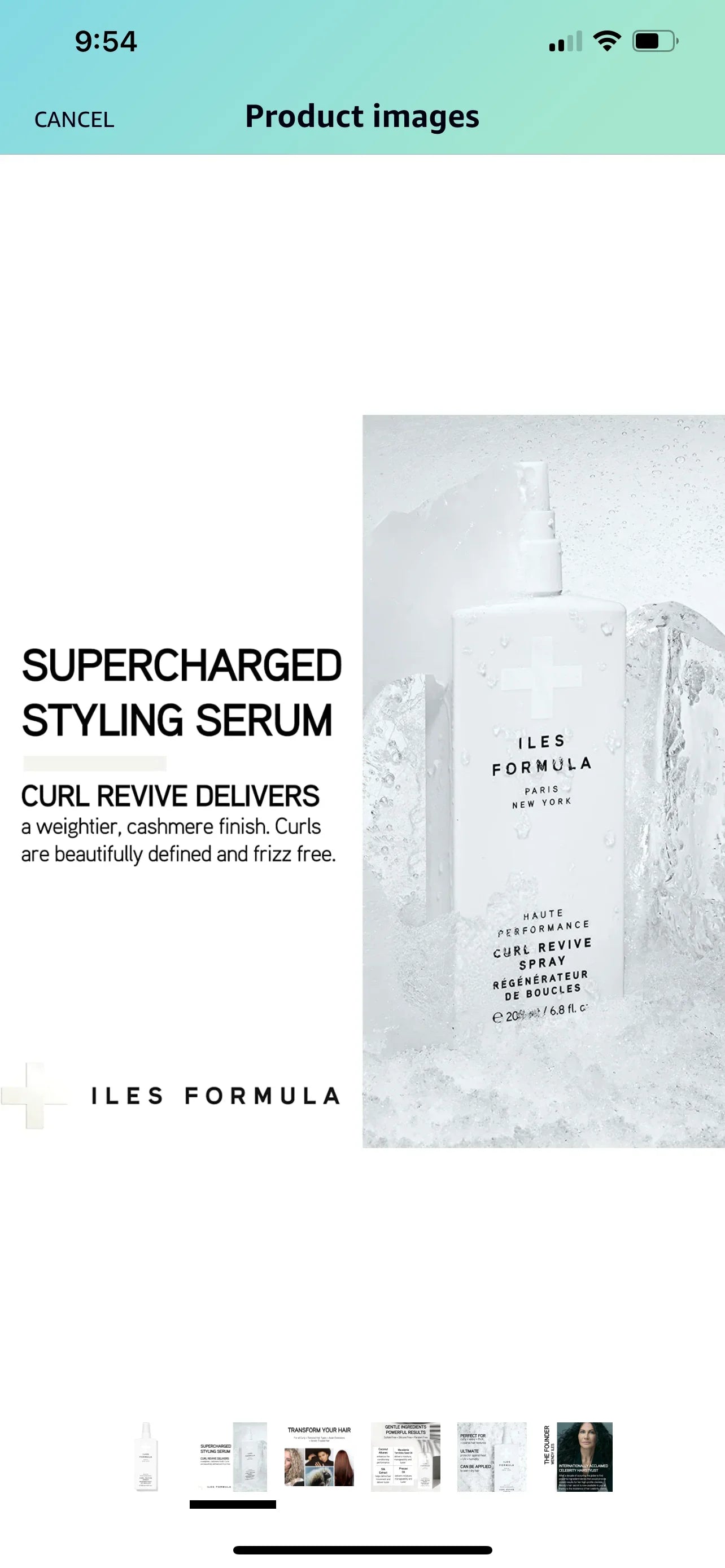 Iles Formula Curl Revive Haute Performance x 500 ml