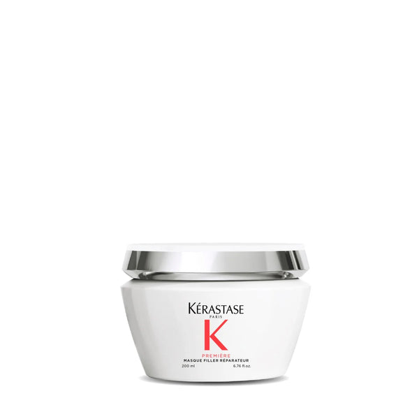Kérastase hair care product jar on a white background