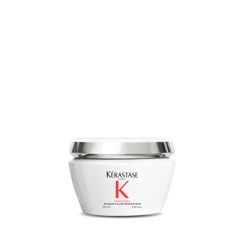 Kérastase hair care product jar on a white background