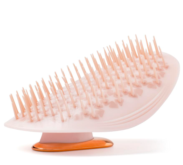 MANTA HAIR BRUSH - PINK Top Bristles