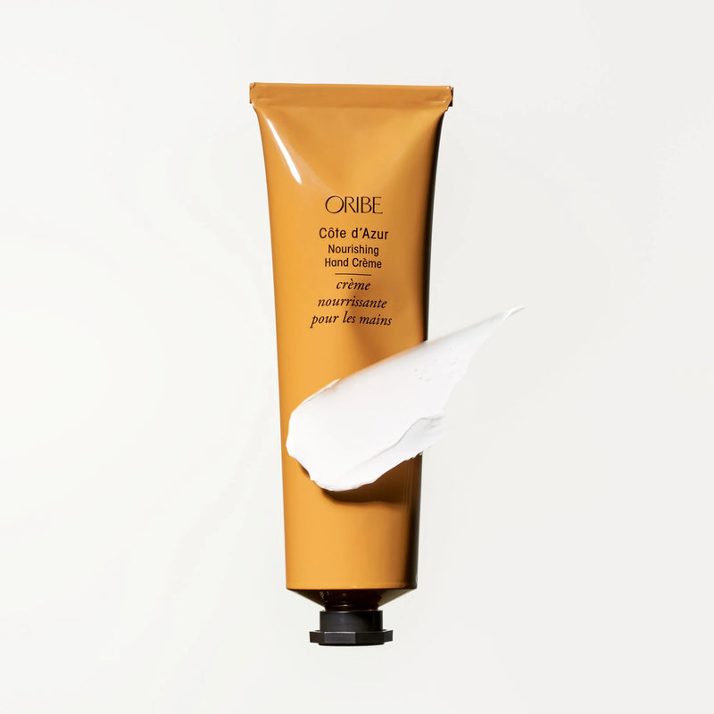 Oribe Hand Cream Cote d'Azur Package and Texture