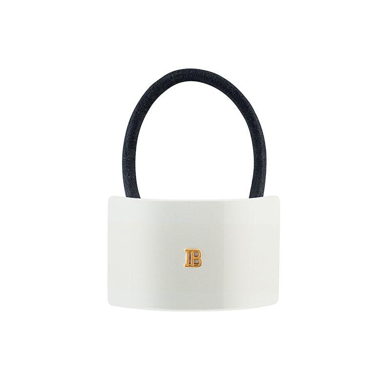 BALMAIN Hair Couture Elastique Pour Cheveux White