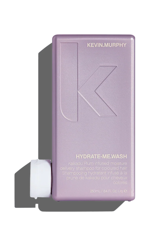 Kevin Murphy Hydrate Me Wash Shampoo Purple Bottle on White Background