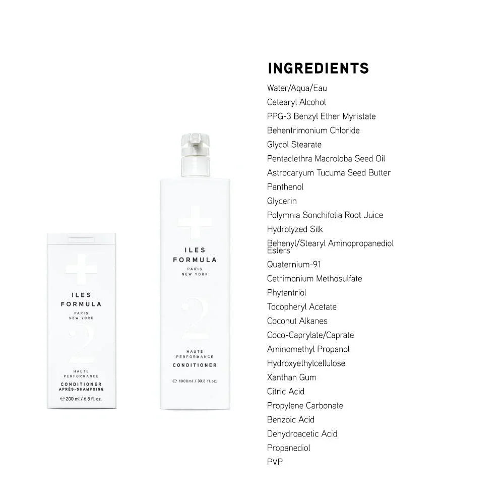 Iles Formula Conditioner Haute Performance Ingredients