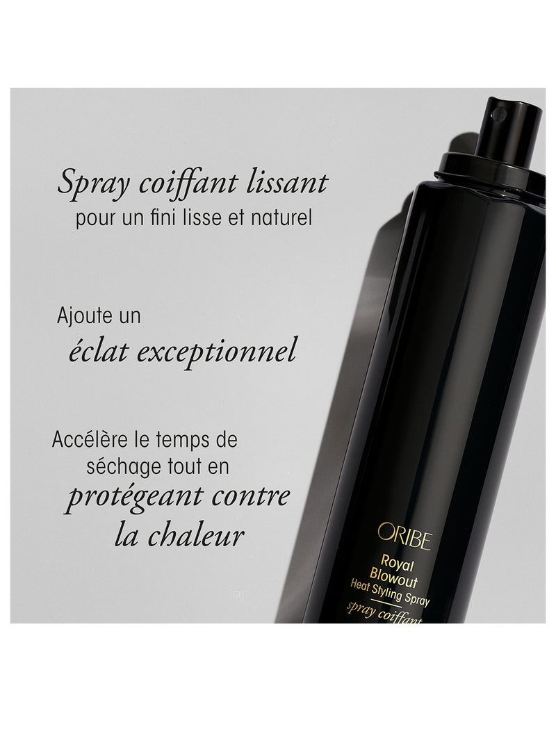 ORIBE Royal Blowout Heat Styling Spray travel size benefits French