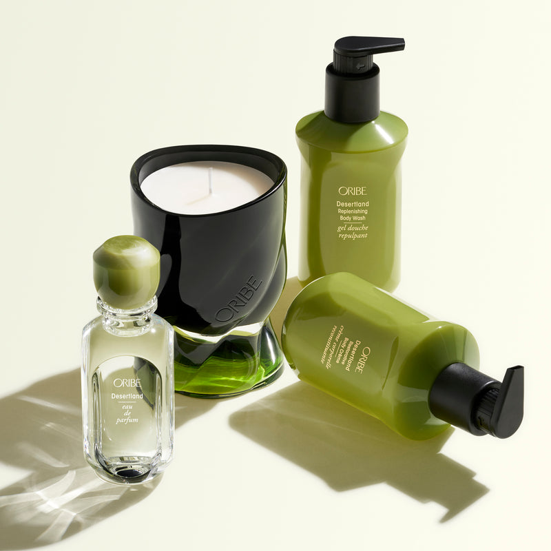 ORIBE Desertland Restorative Body Cream Wash Fragrance and Candle Range