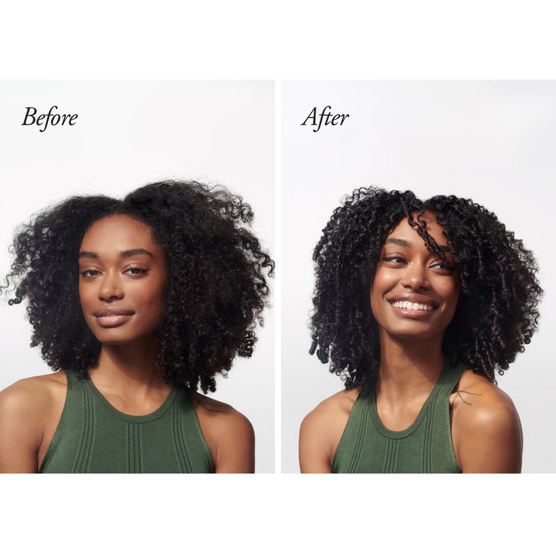 ORIBE Styling Butter Curl Enhancing Crème Before After
