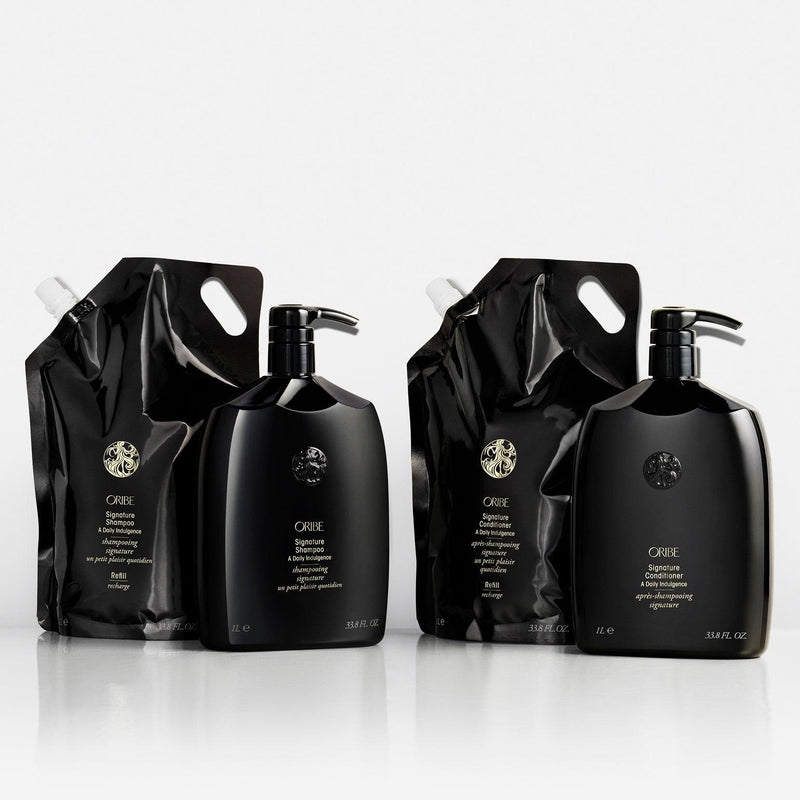 ORIBE Signature Shampoo Liter Refill Duo Conditioner