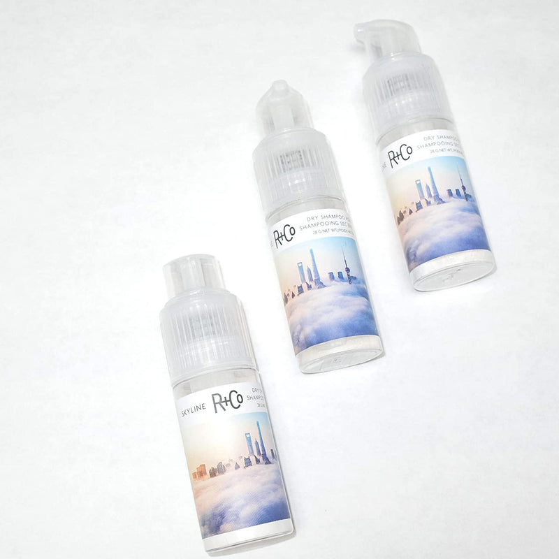 R+CO SKYLINE Dry Shampoo Powder Bottles