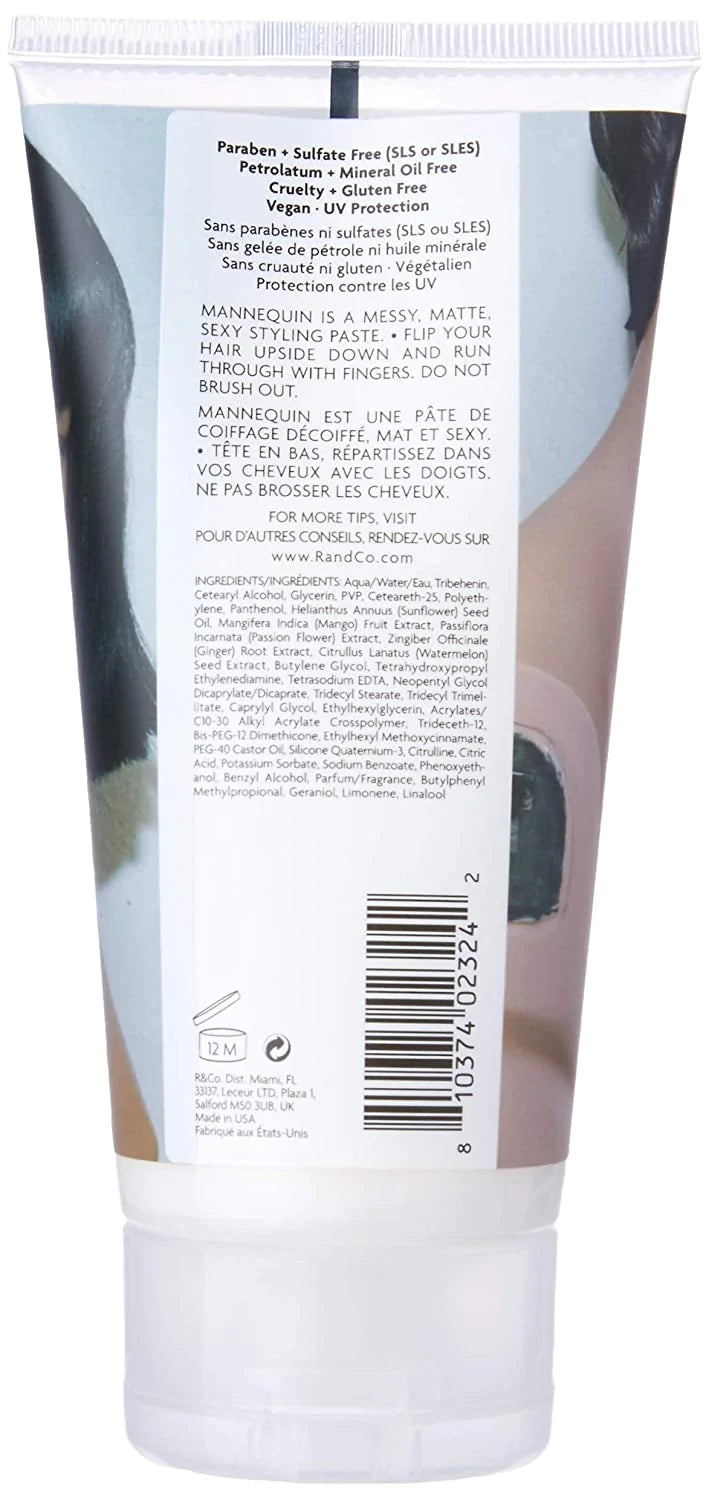 R+CO Mannequin Styling Paste Label