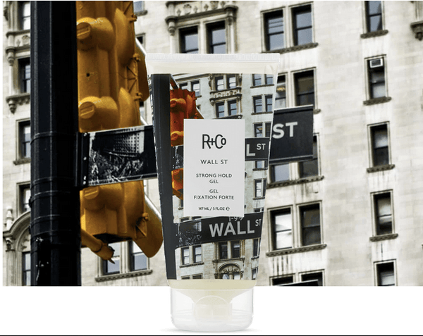 R+CO WALL STREET Firm Hold Gel bIG pOSTER