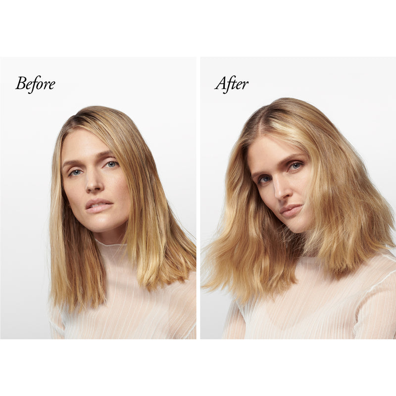ORIBE Gold Lust Dry Shampoo before and after